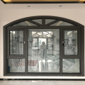 Kesenbao Arch Design Windproof  Custom Color and Size Aluminum Casement Window